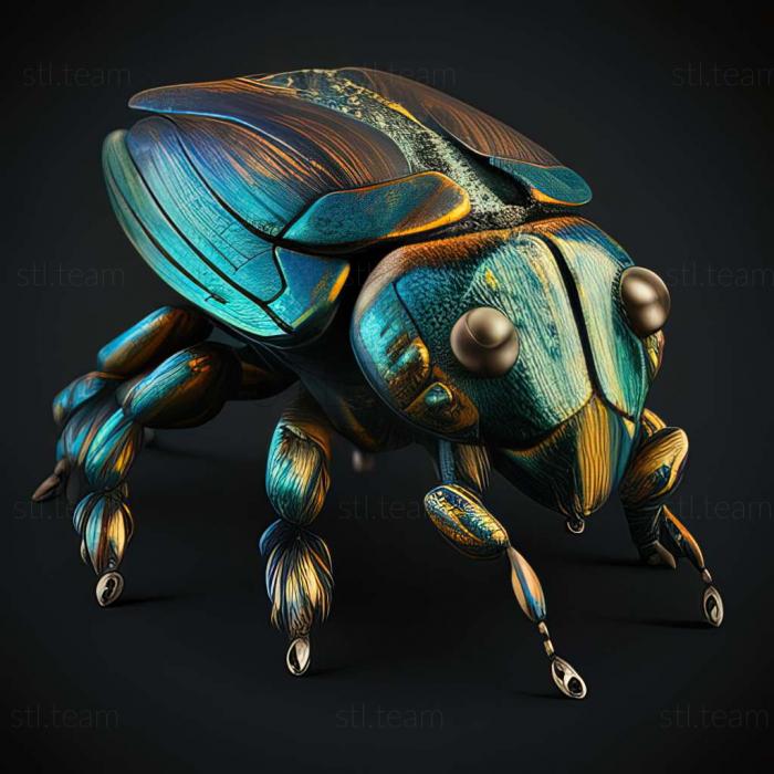 3D model Chrysochroinae (STL)